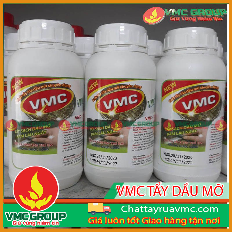 Thông tin cơ bản về sản phẩm tẩy dầu mỡ VMC